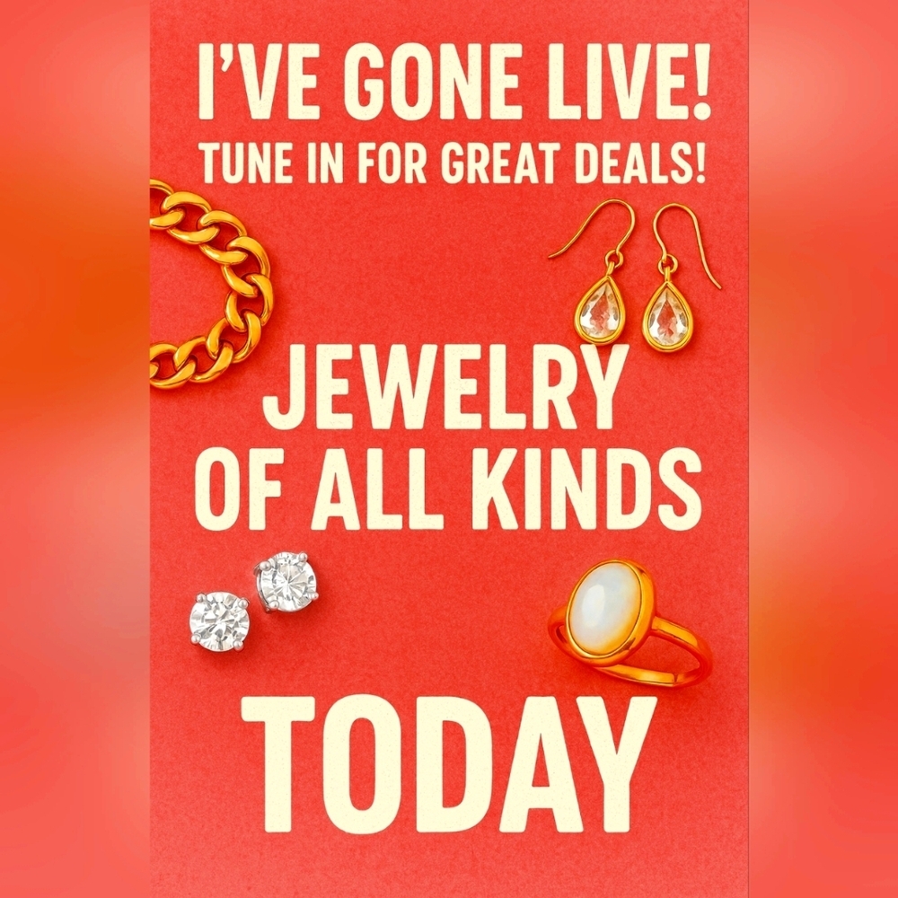 🎉 I’ve gone LIVE! Jewelry deals are poppin’—don’t miss out! SHARE SHOW